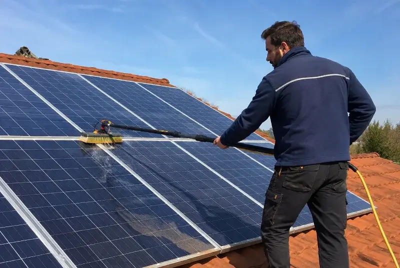 Nettoyage et entretien de panneaux solaires à Cabrières-d'Avignon